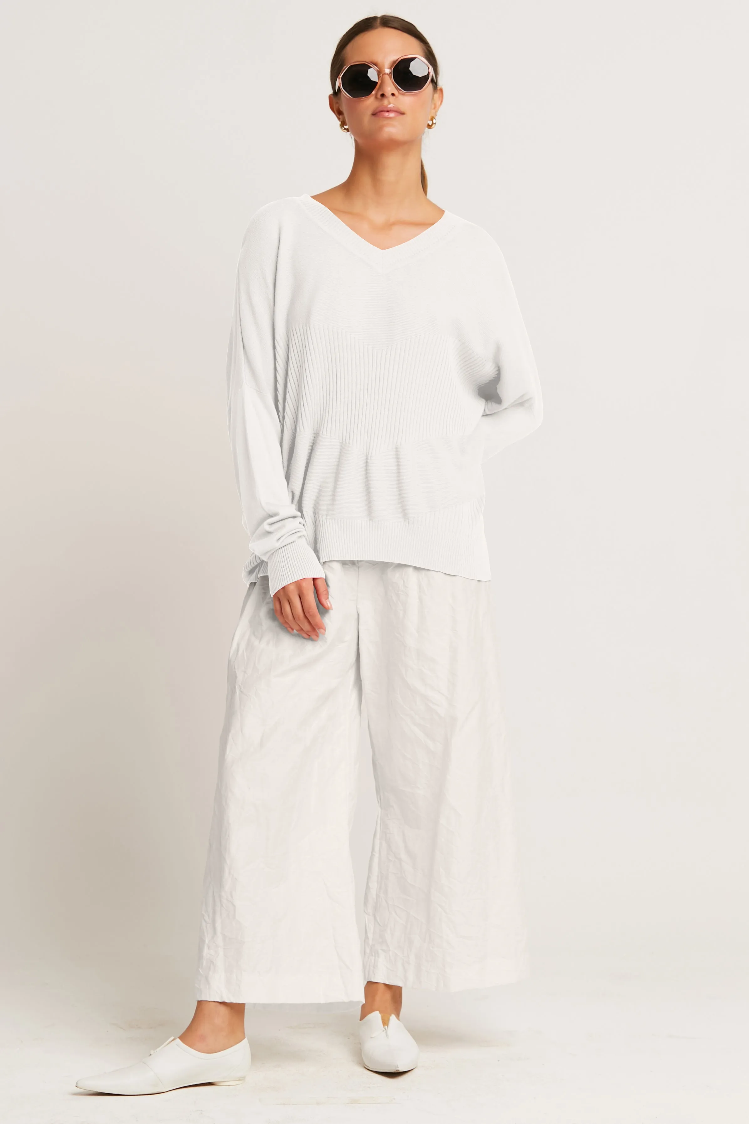 Pima Cotton Summer Love V Neck Sweater