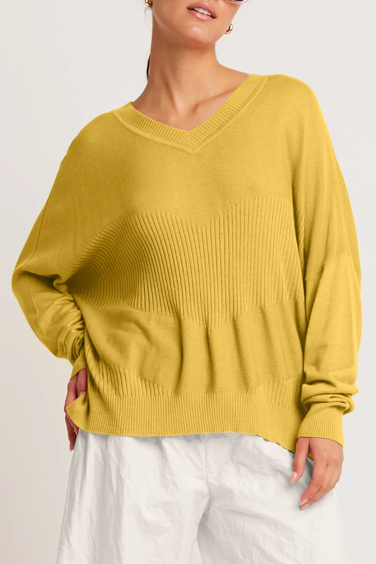 Pima Cotton Summer Love V Neck Sweater