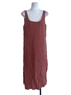 Pink Plain Shift Dress