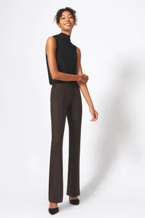 Pintuck Column Pant - Espresso