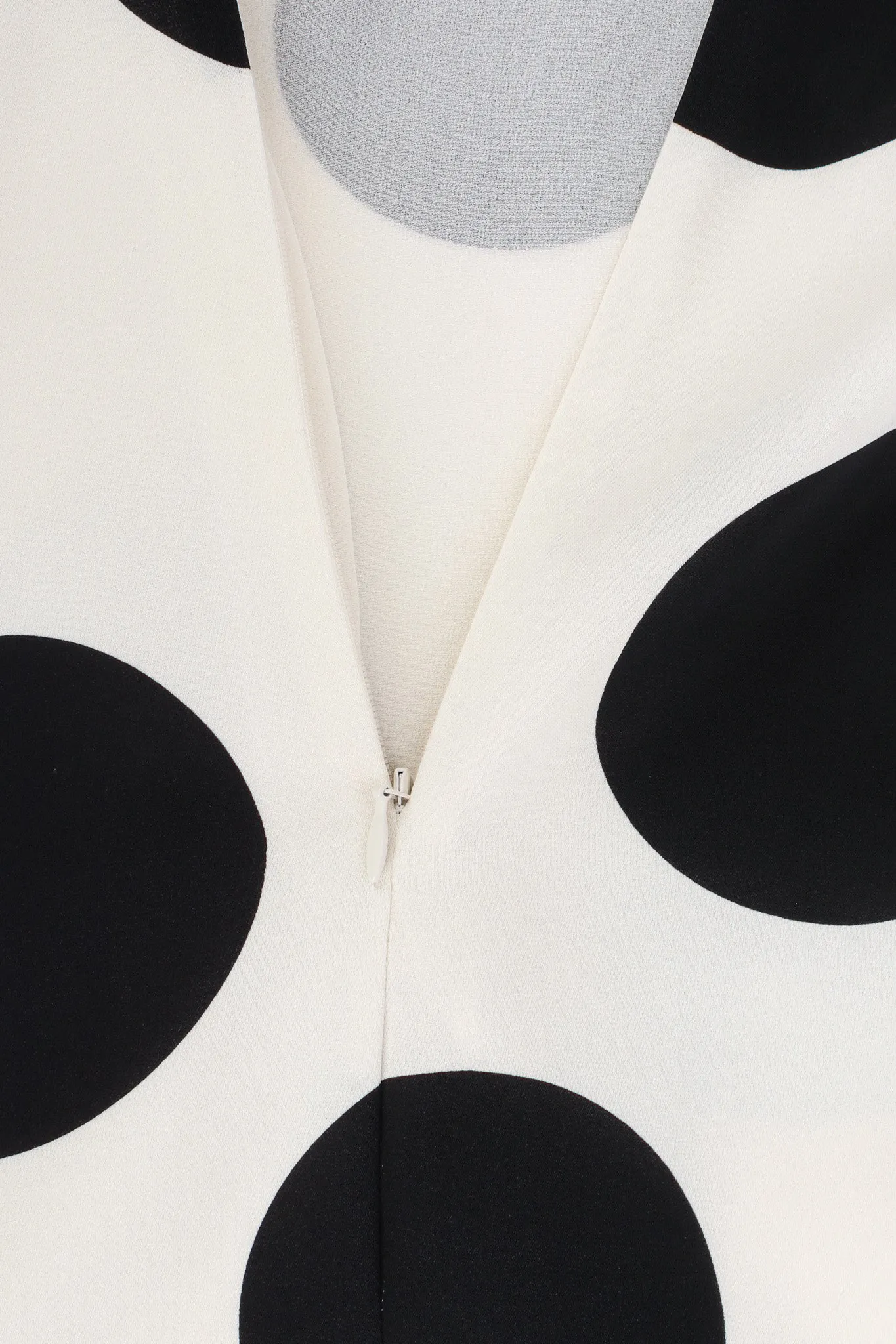 Polka Dot Silk Shift Dress