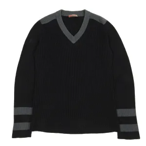 Prada Chunky V-Neck Sweater Size 50