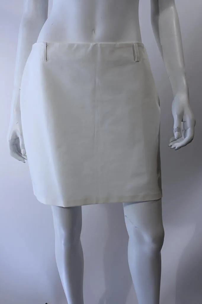 PRADA White Mini Skirt