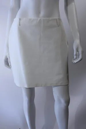 PRADA White Mini Skirt
