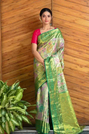 Pragnaparamita Kanjiveram Silk Saree