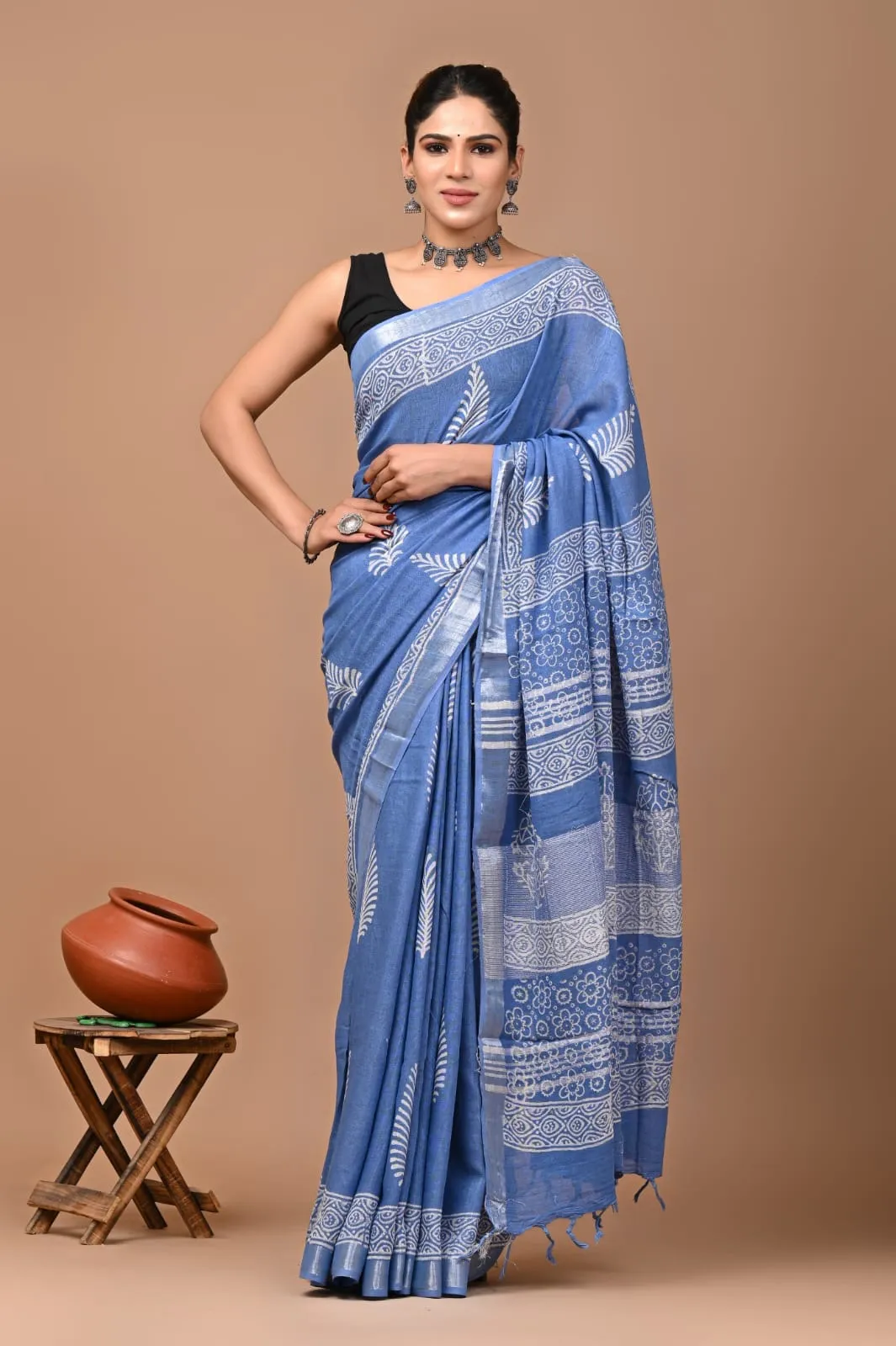 Pre-order for Linen Saree