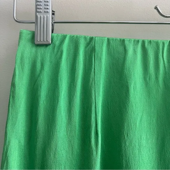 [rails] tate silky mini skirt vibrant green XS