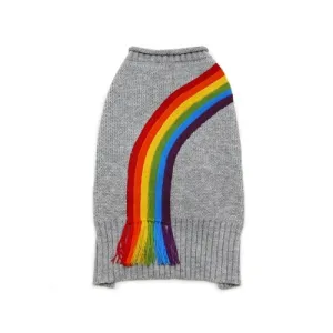 Rainbow Turtleneck Sweater