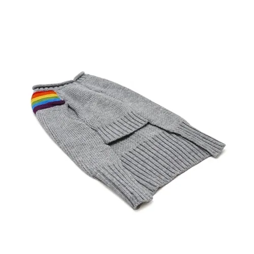 Rainbow Turtleneck Sweater