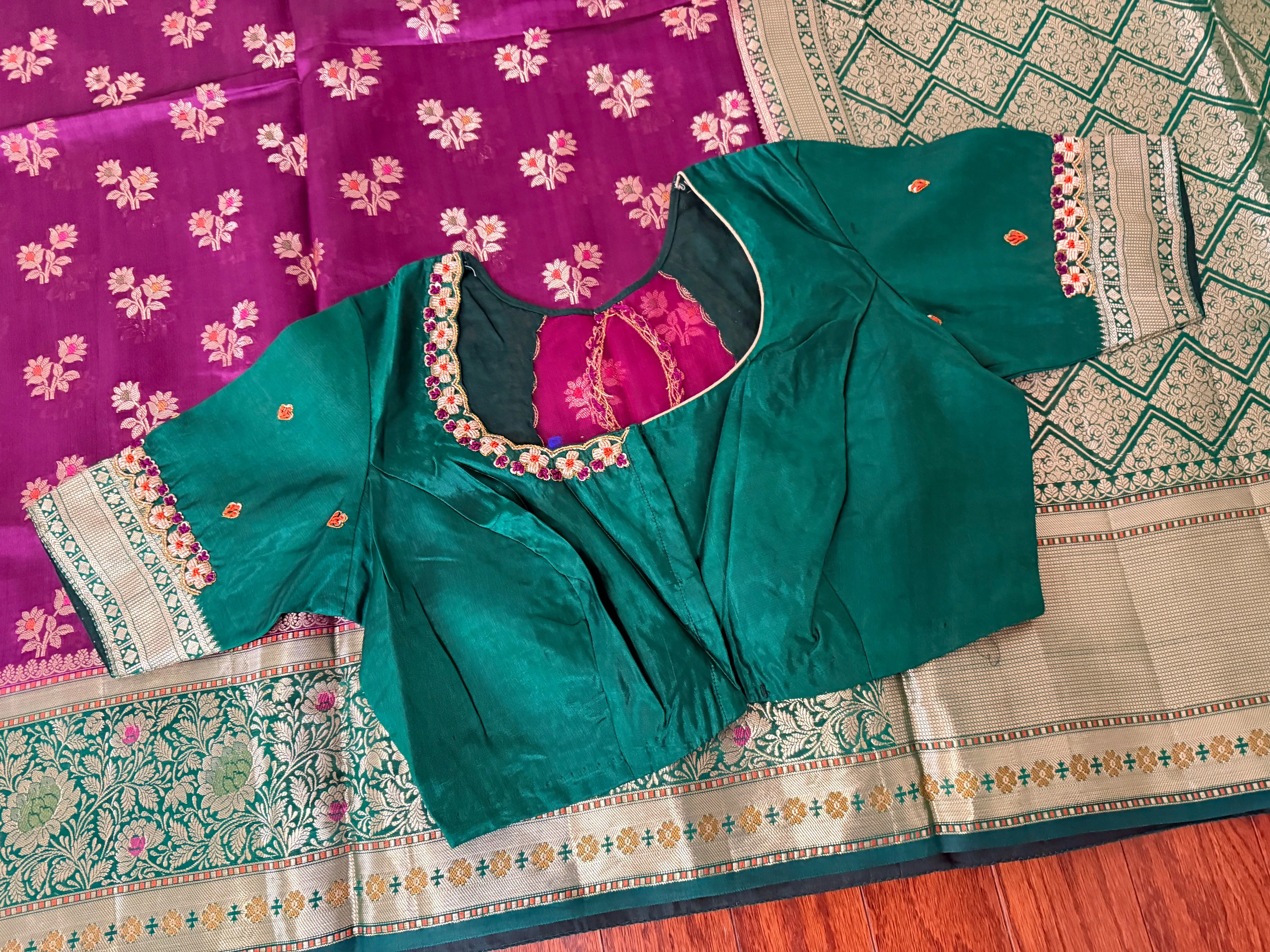 Raw Mango Pattu Silk Saree