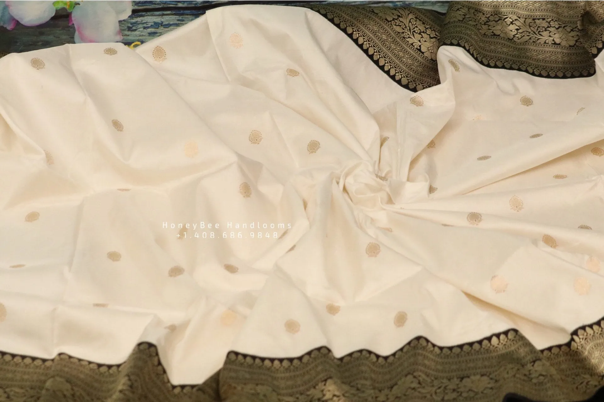 Raw mango saree inspired,Lyte weight Sarees online,South Indian Sarees,Pure Banaras Sarees,Saree Blouse, handloom saree,white saree NIHIRA