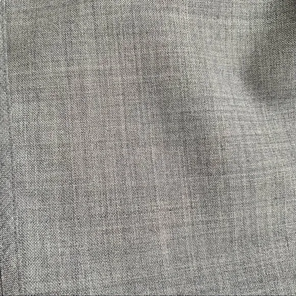 Reiss Luna Pencil Midi Skirt wool blend light gray