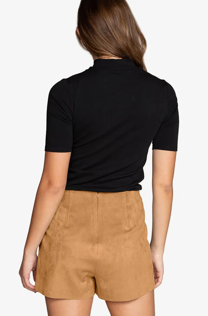 RESTOCKED! Cashew Asymmetrical Skort