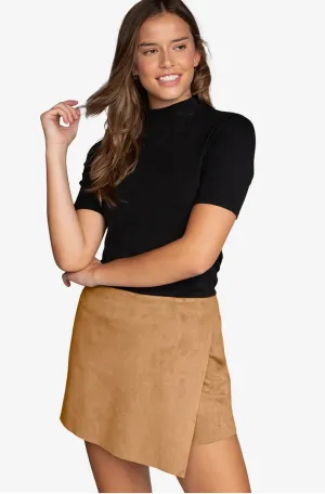 RESTOCKED! Cashew Asymmetrical Skort