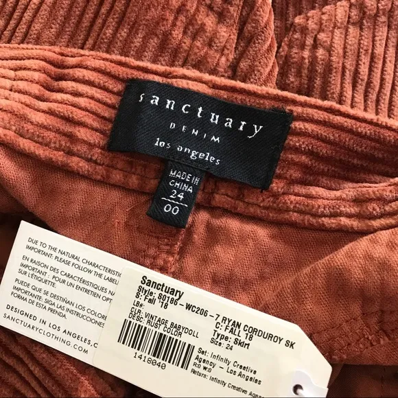 revolve sanctuary ⋆ corduroy mini skirt