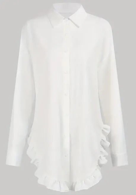 Ruffle Dress Blouse