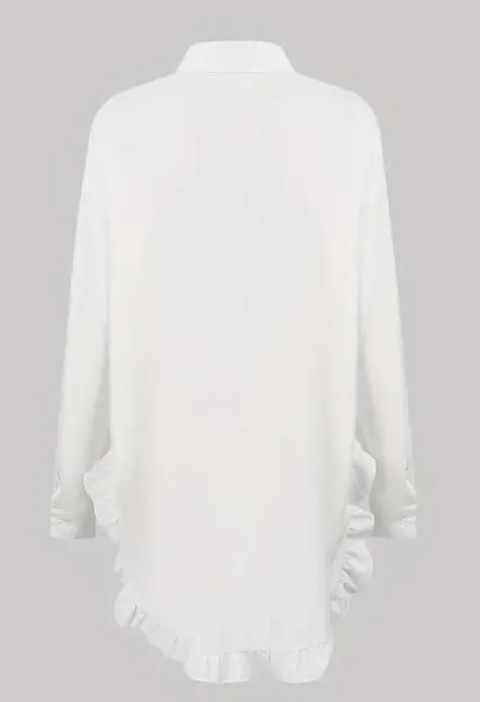 Ruffle Dress Blouse