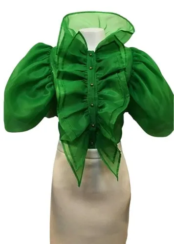 Ruffle Print Top
