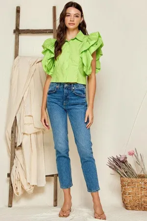 RUFFLE TOP