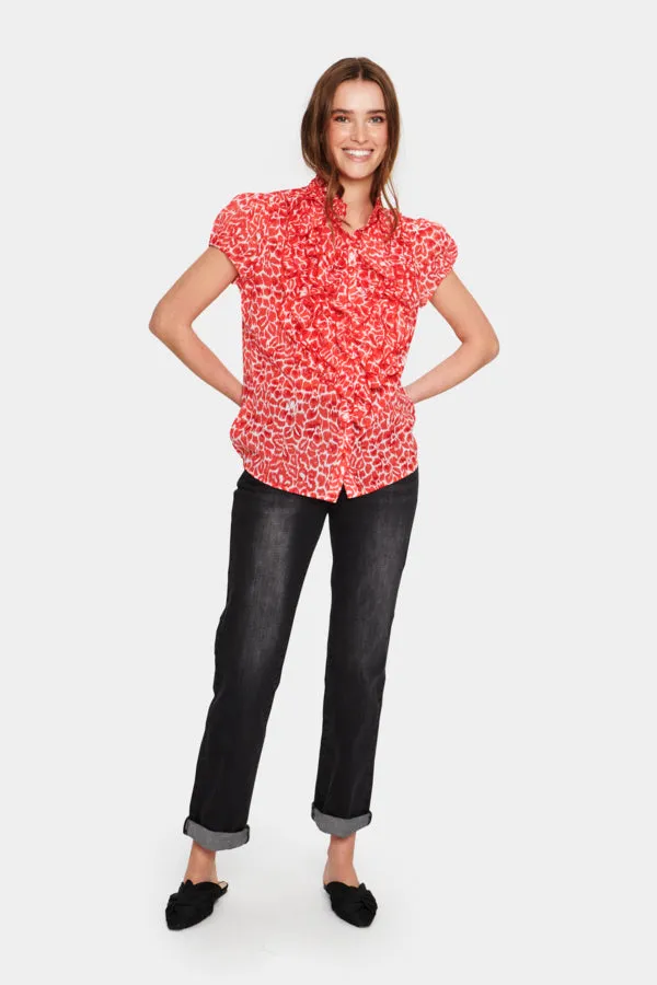 Saint Tropez LiljaSZ SS Shirt in  Hibiscus Refresh
