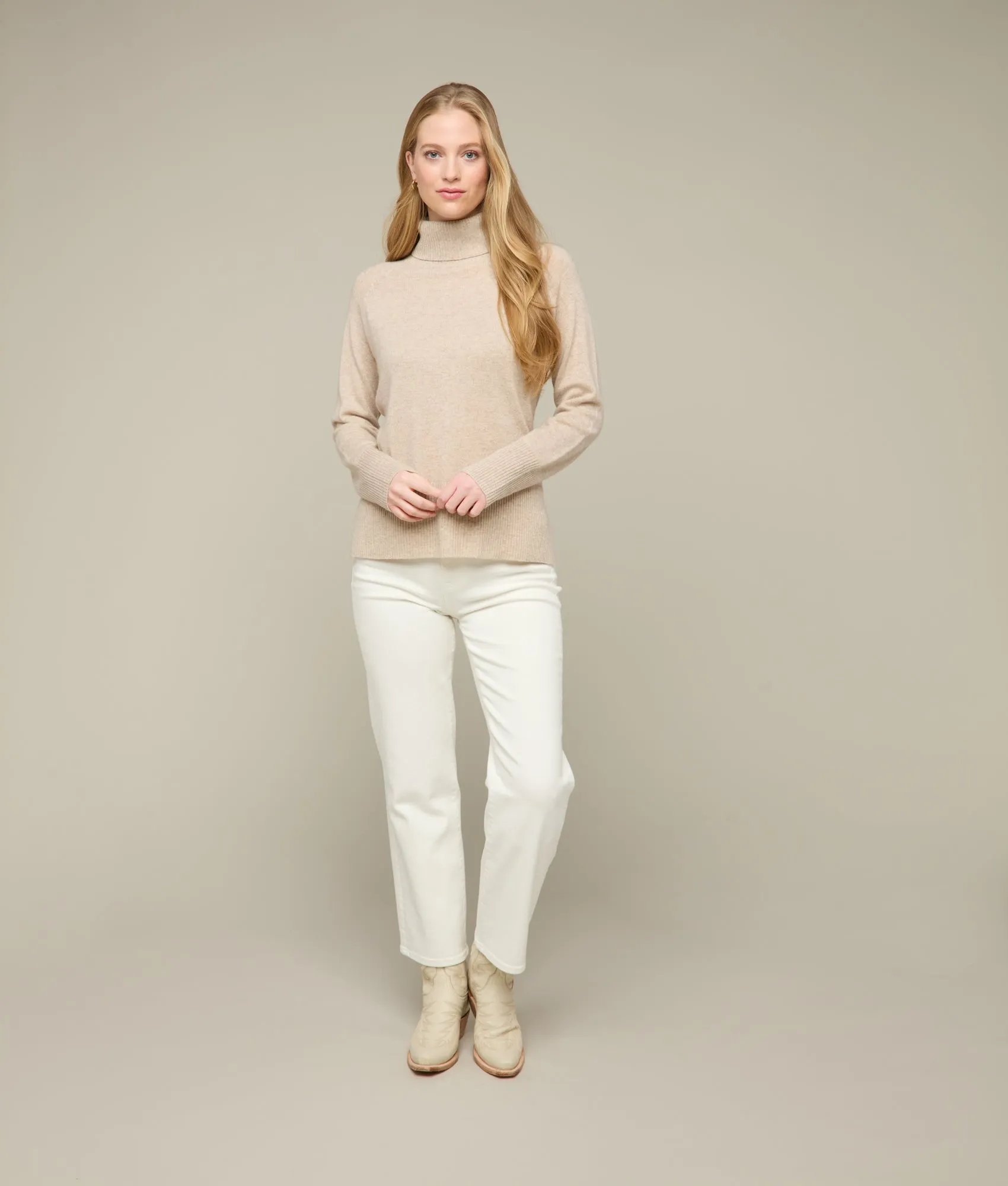 Samantha Turtleneck Sweater :: Cream