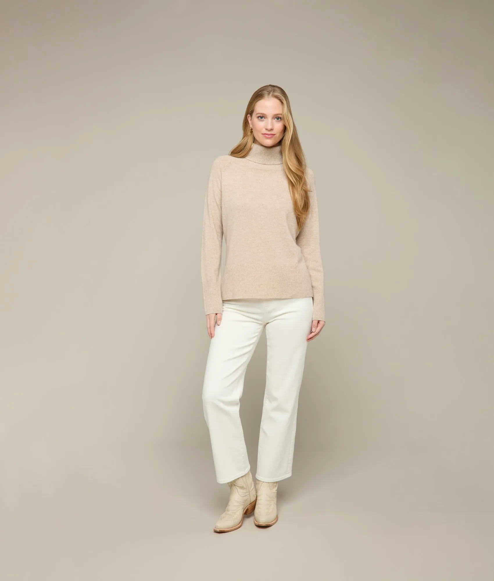 Samantha Turtleneck Sweater :: Cream