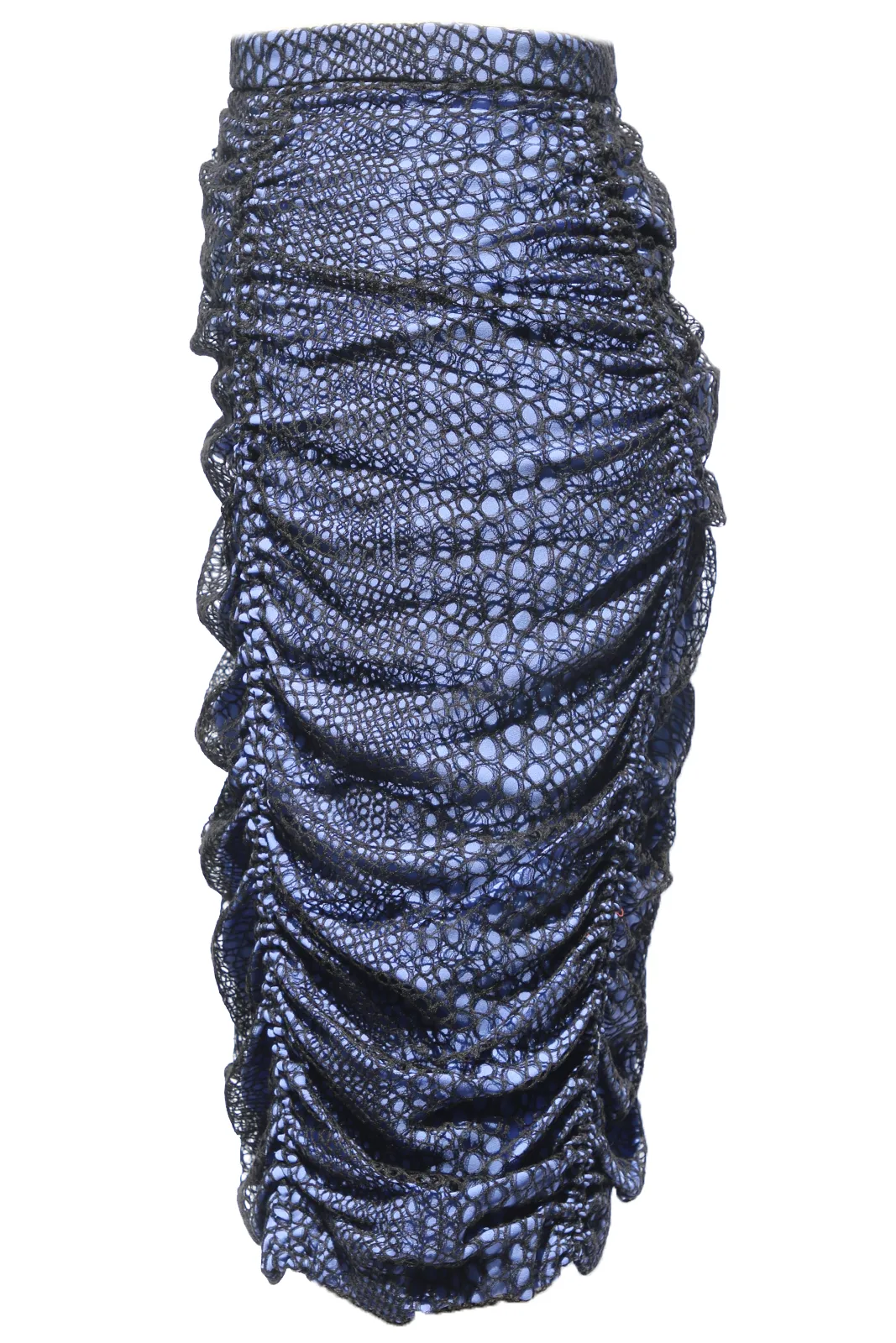 Seine Ruched Pencil Skirt