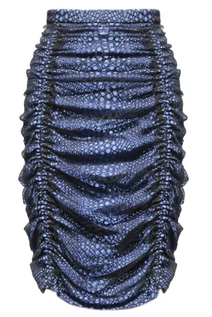 Seine Ruched Pencil Skirt