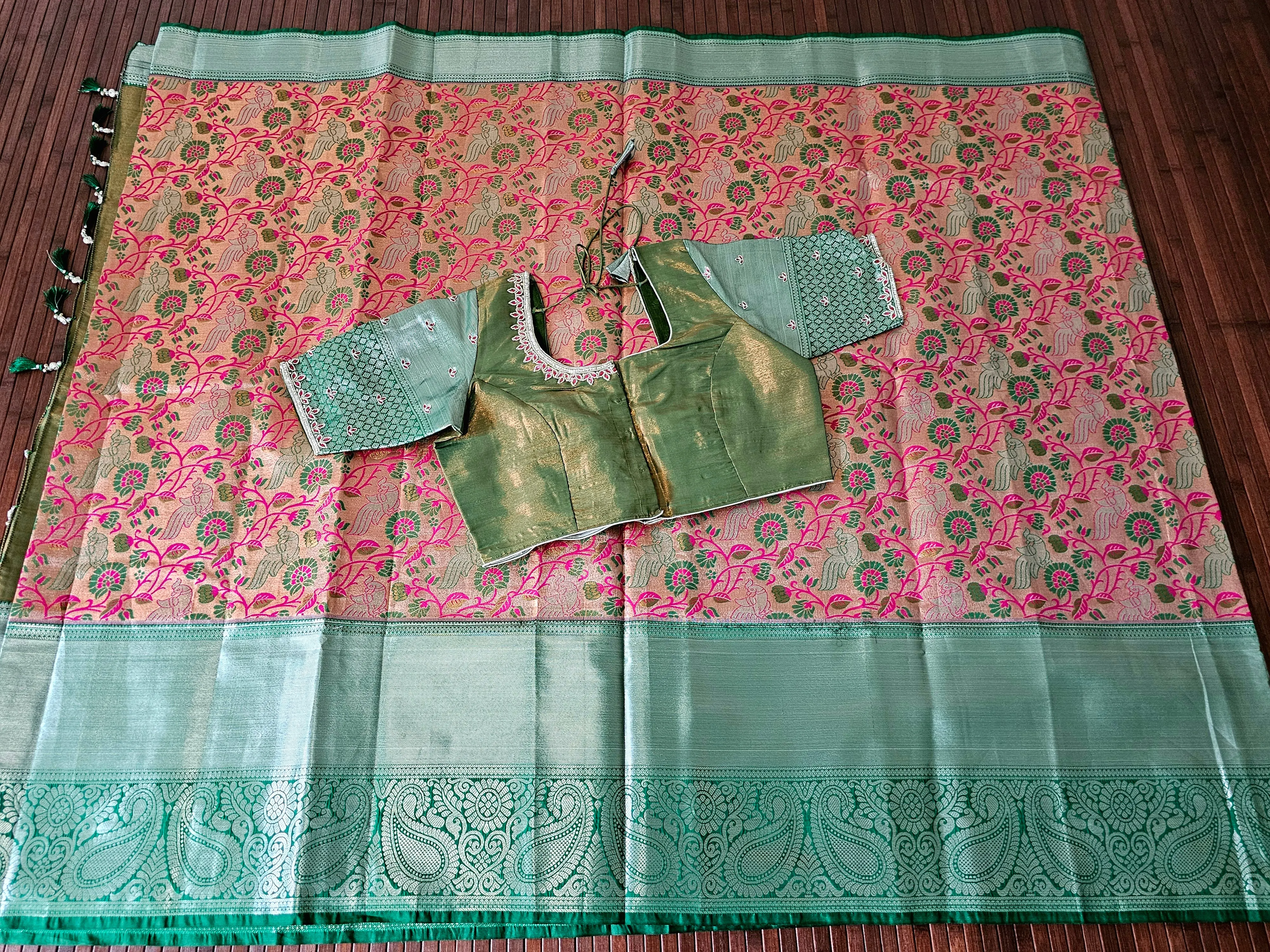 Semi Kanchipattu Saree