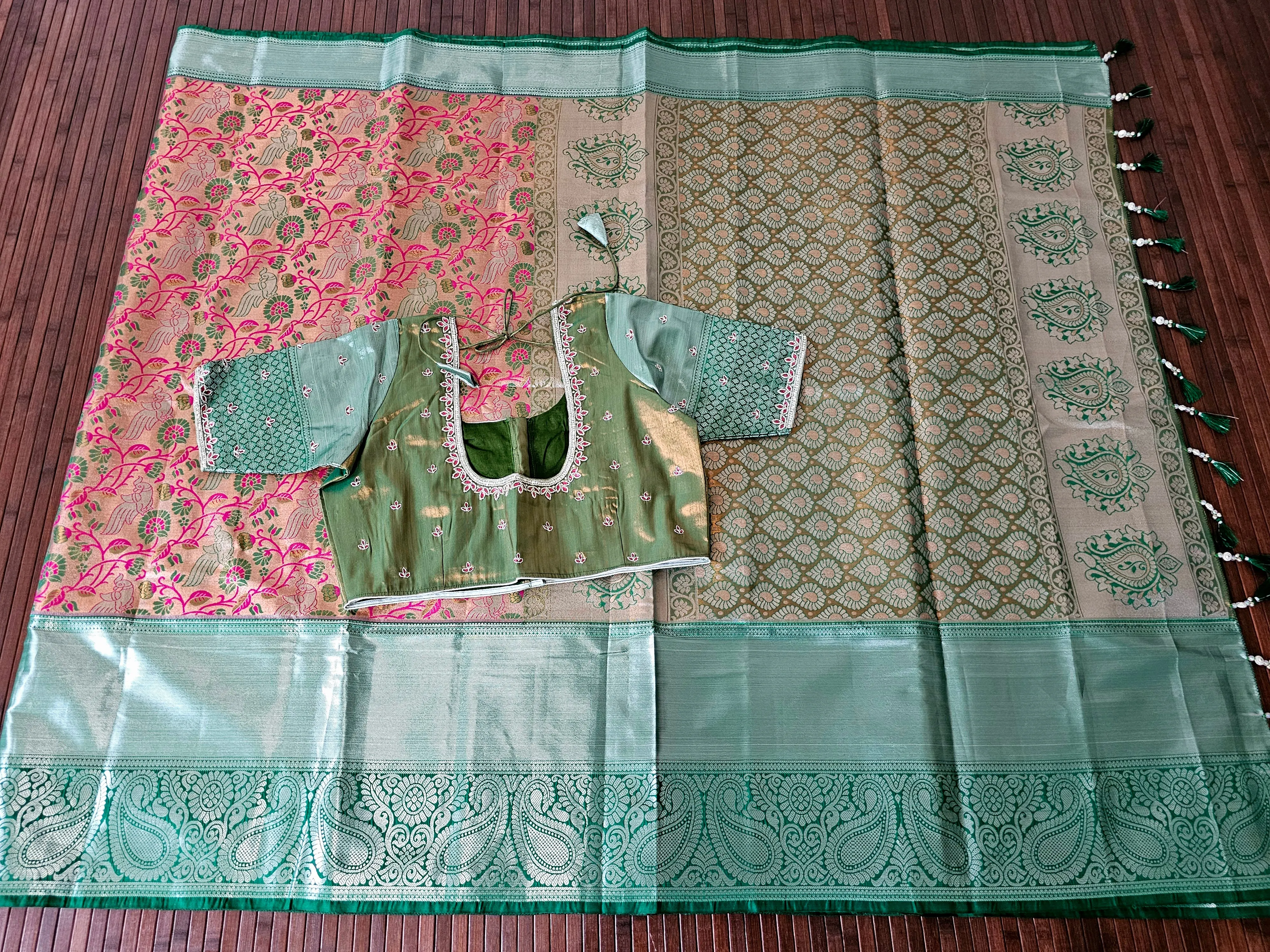 Semi Kanchipattu Saree