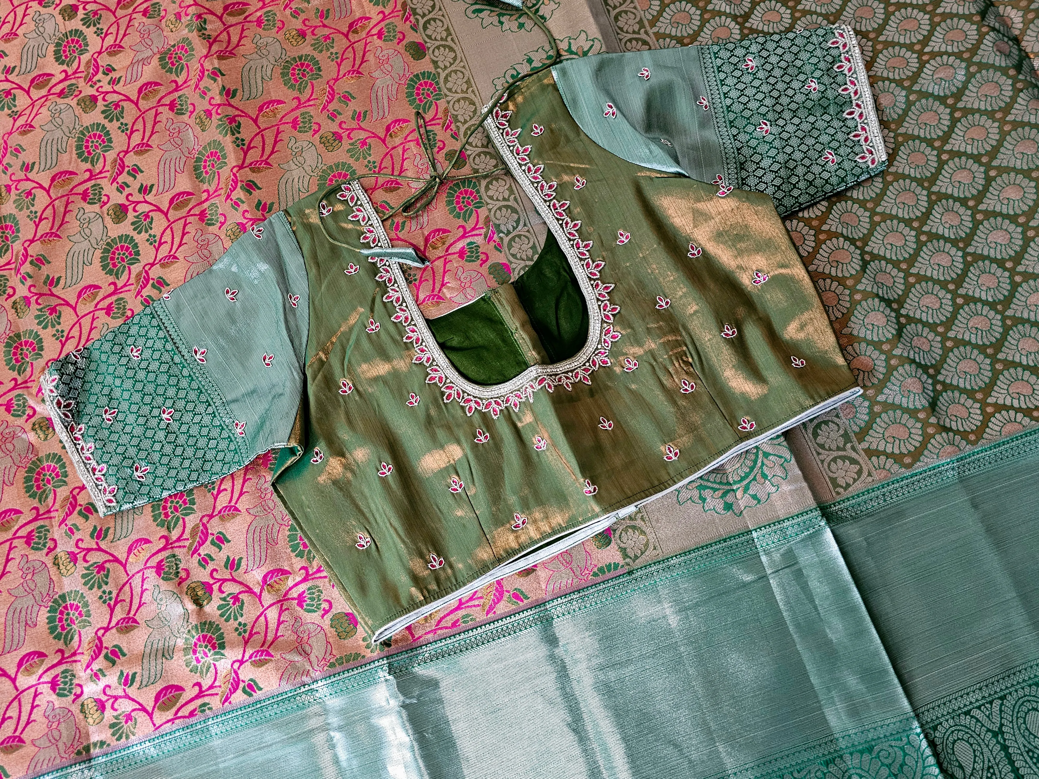 Semi Kanchipattu Saree