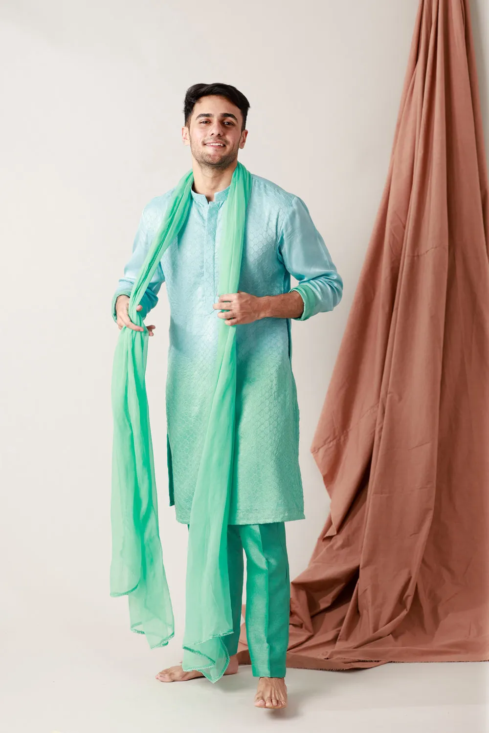 Shaded Kurta With Pants