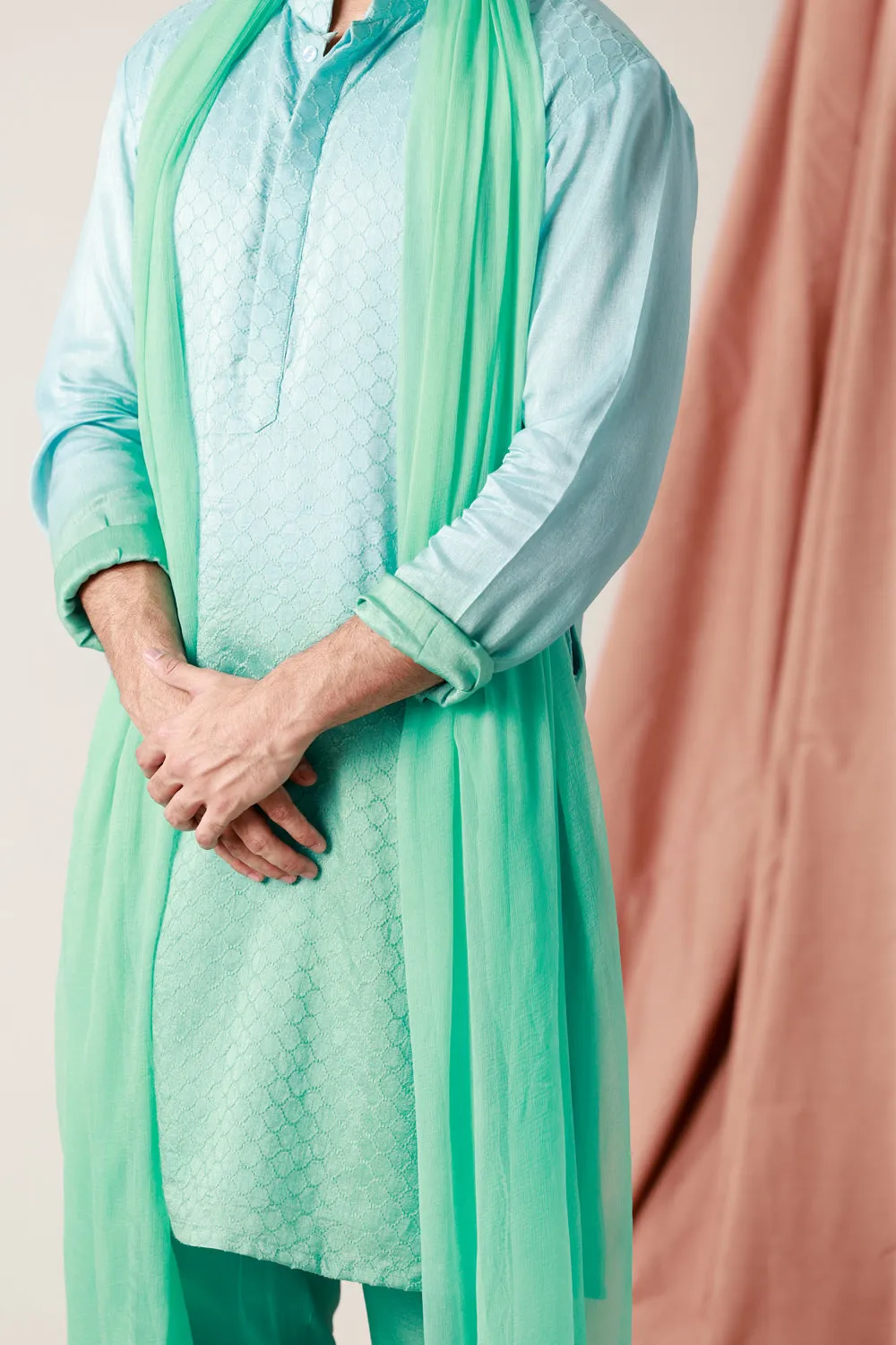 Shaded Kurta With Pants