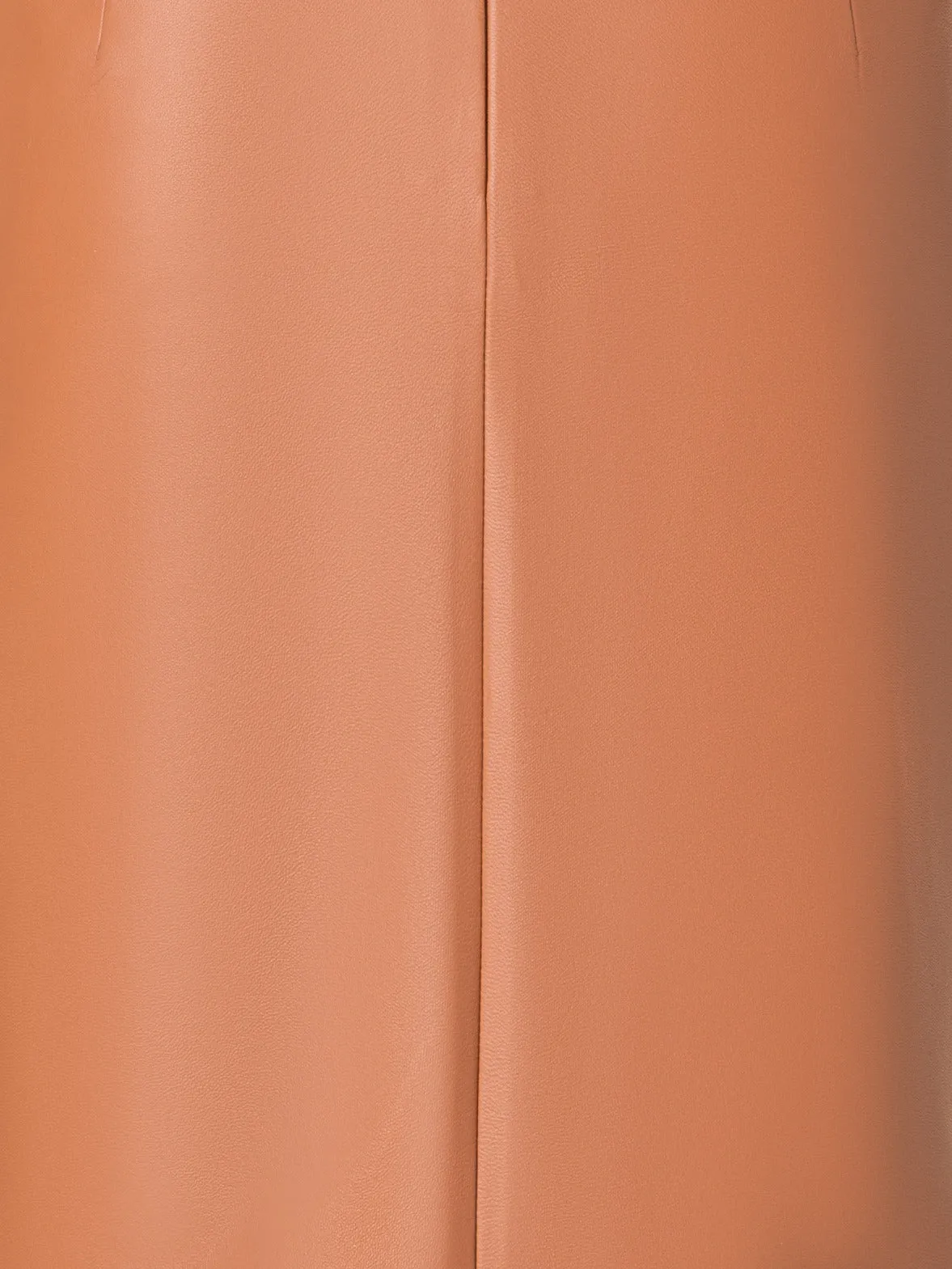 Short Leather Pencil Skirt