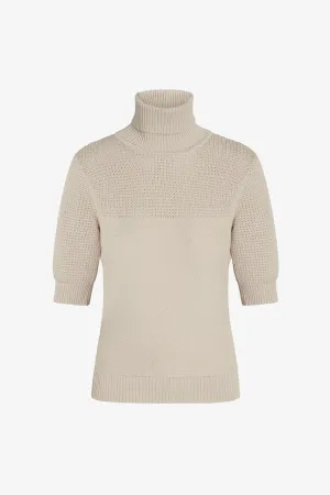 Short Sleeve Knit Sweater