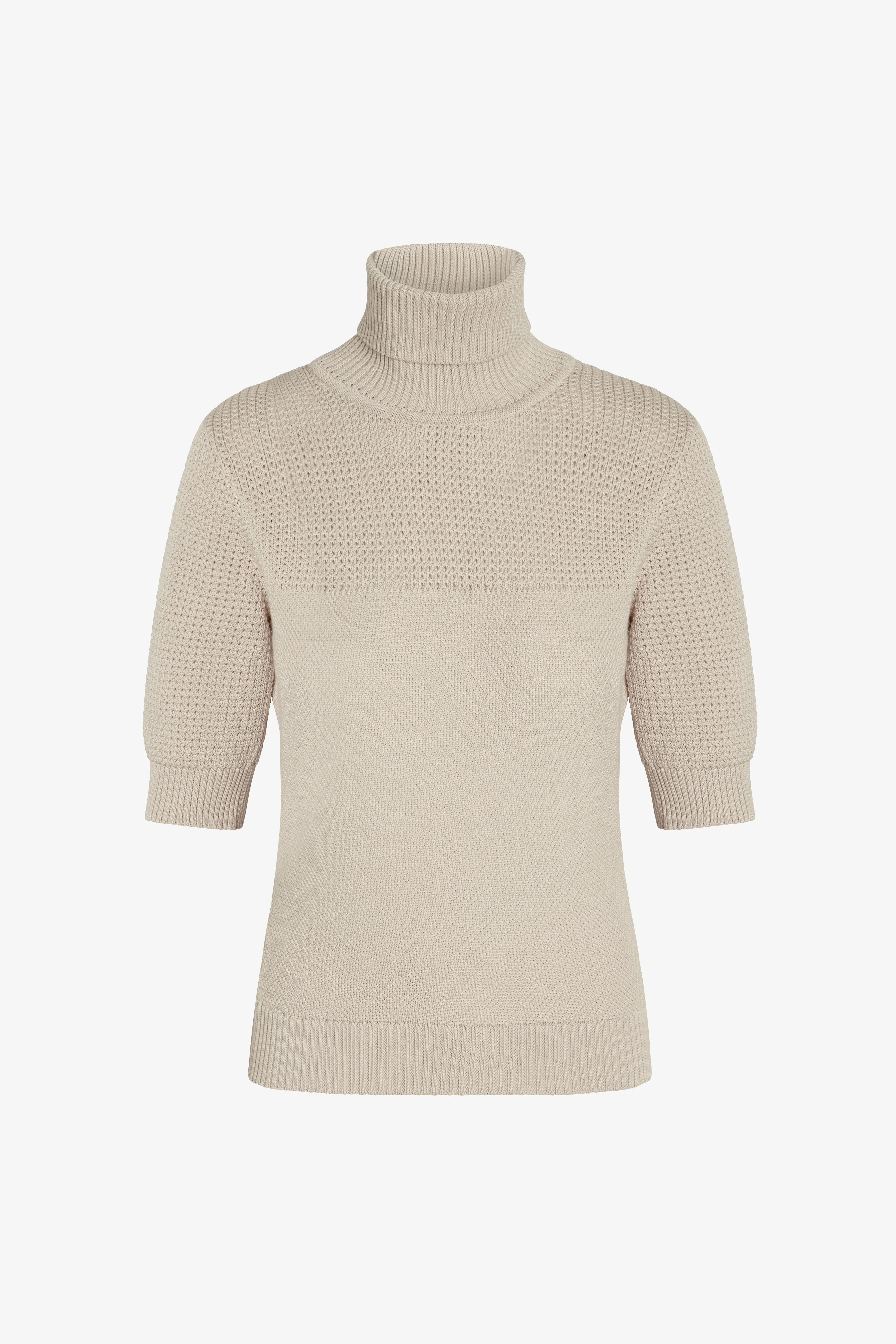 Short Sleeve Knit Sweater
