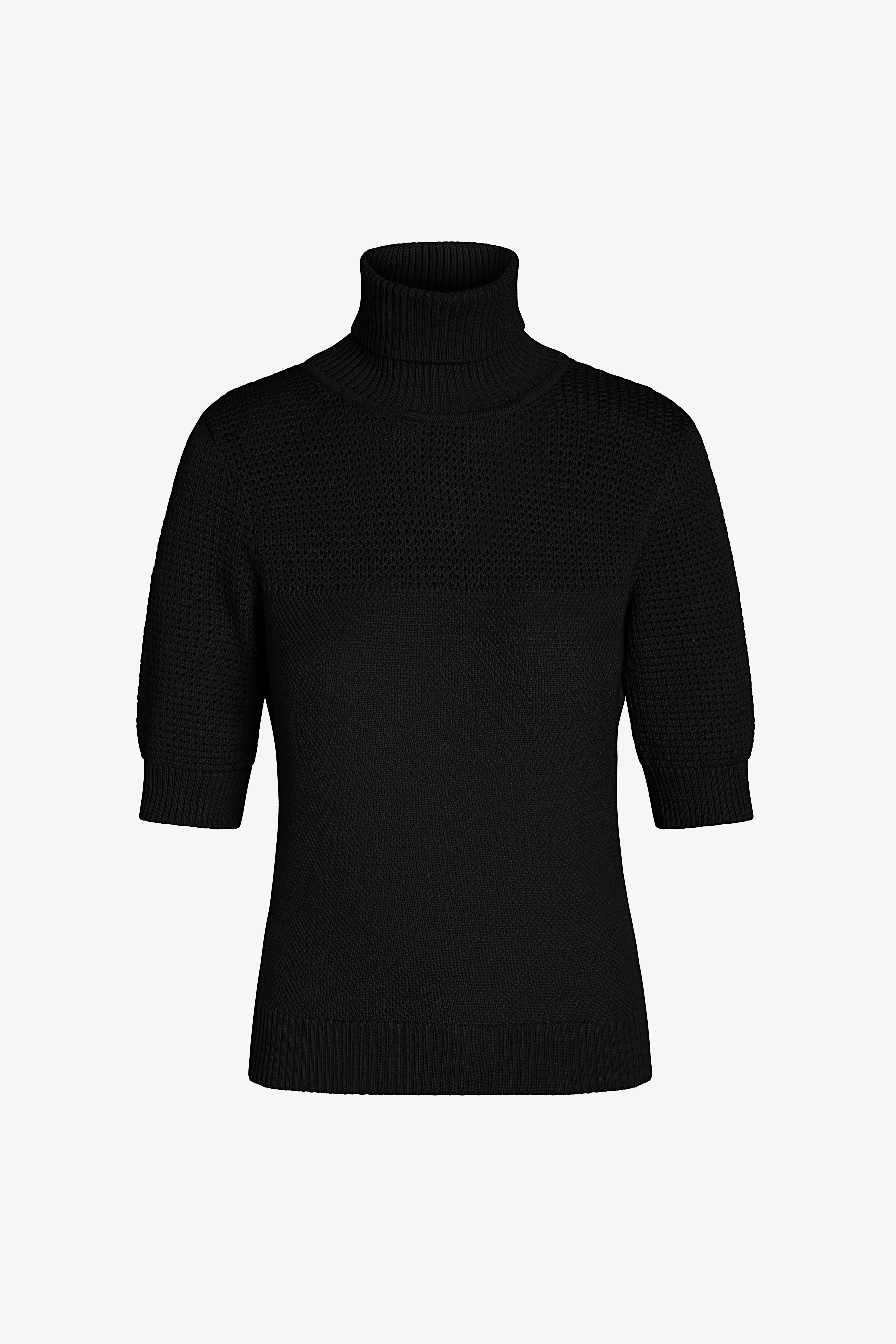 Short Sleeve Knit Sweater