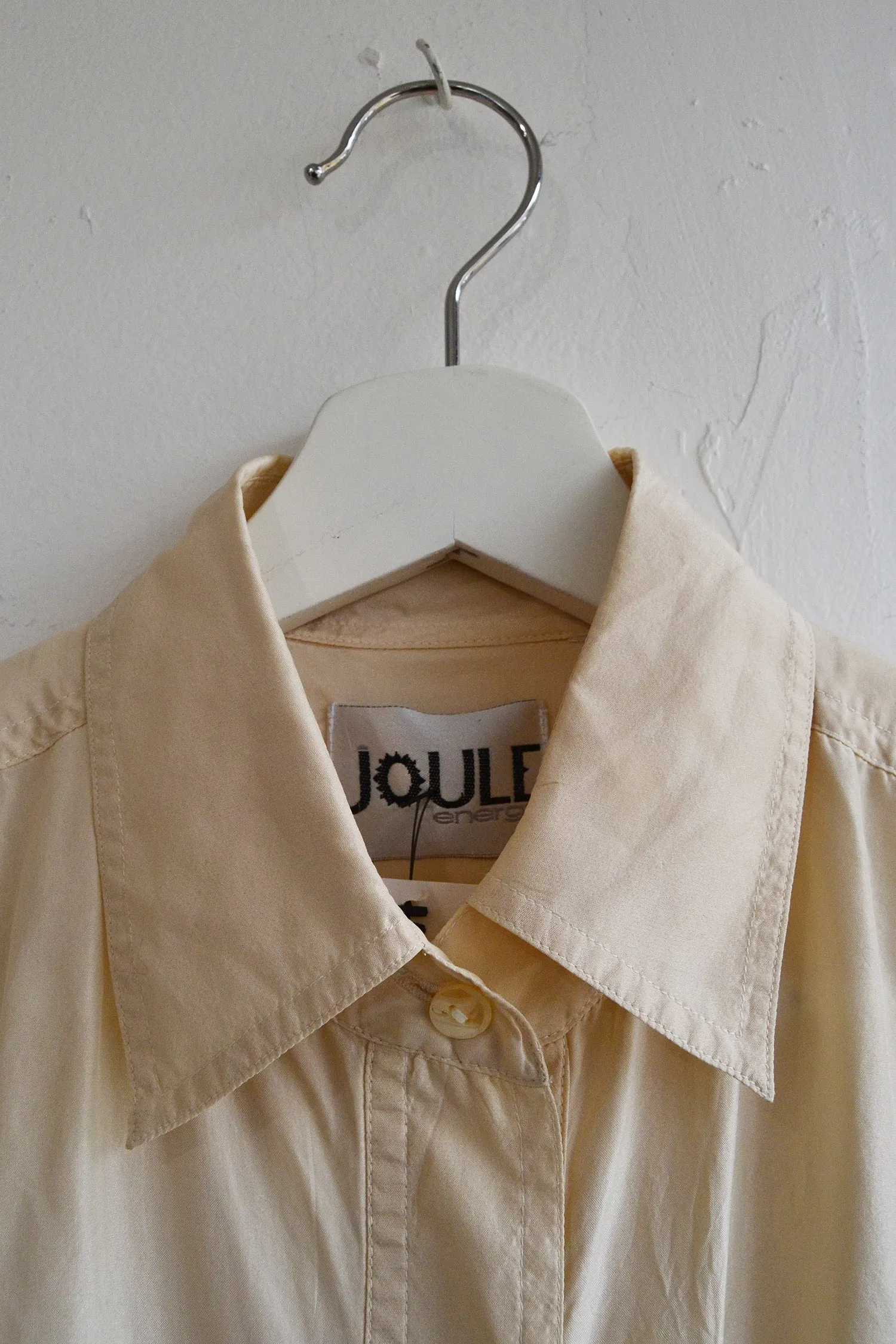 Short Sleeve Tissue Silk Blouse