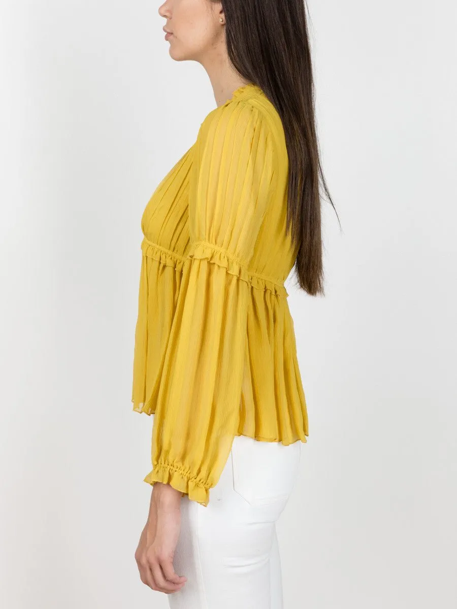 silva blouse - honey