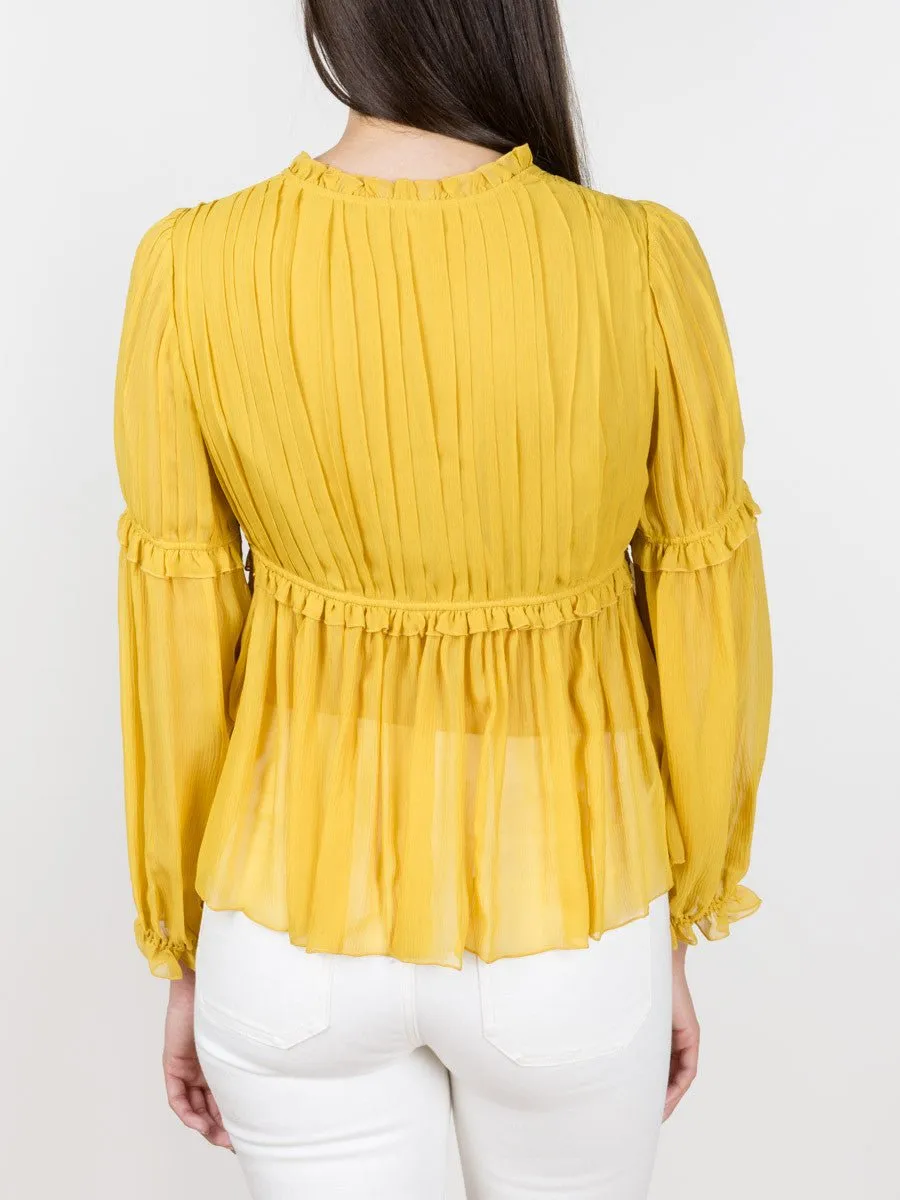 silva blouse - honey