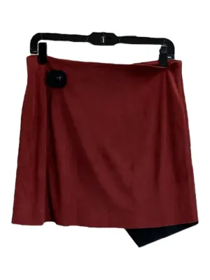 Skirt Mini & Short By Hem & Thread In Orange, Size: M