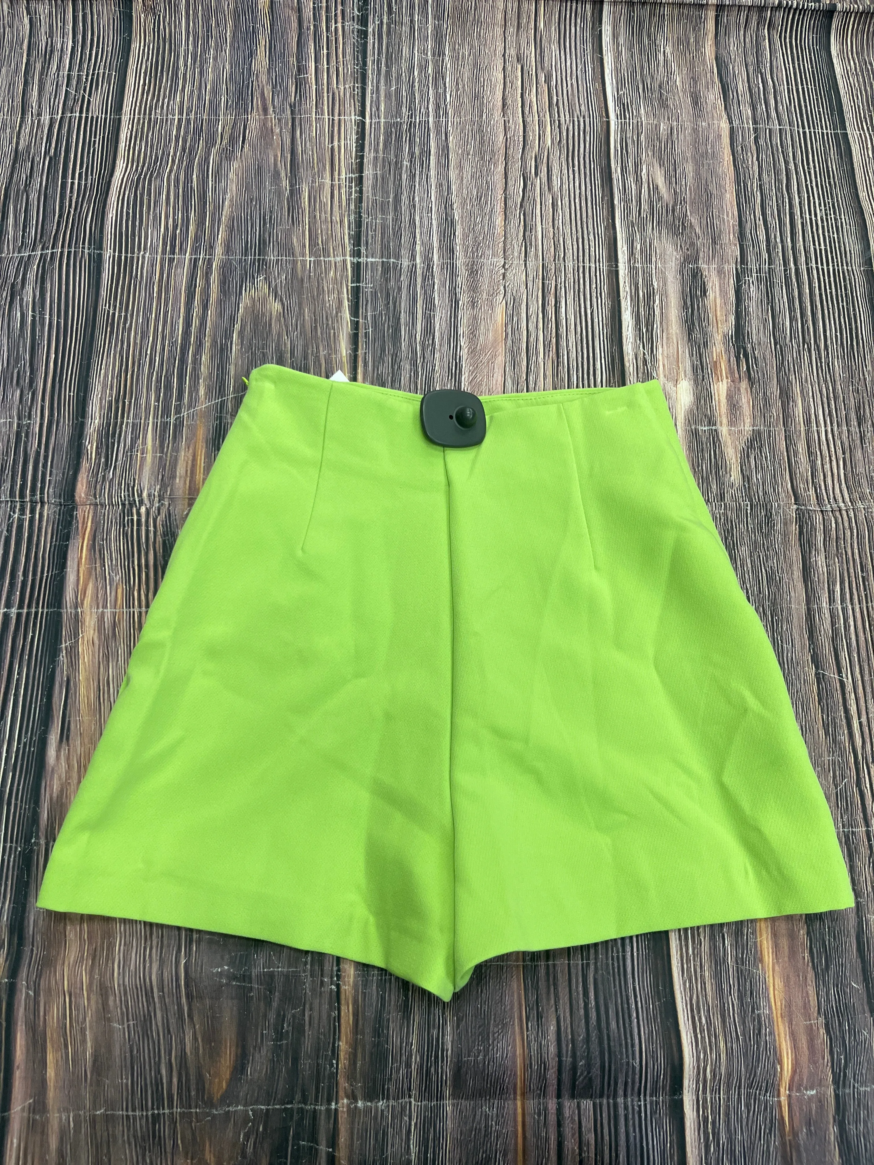Skirt Mini & Short By Zara In Green, Size: Xs
