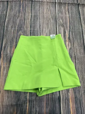 Skirt Mini & Short By Zara In Green, Size: Xs
