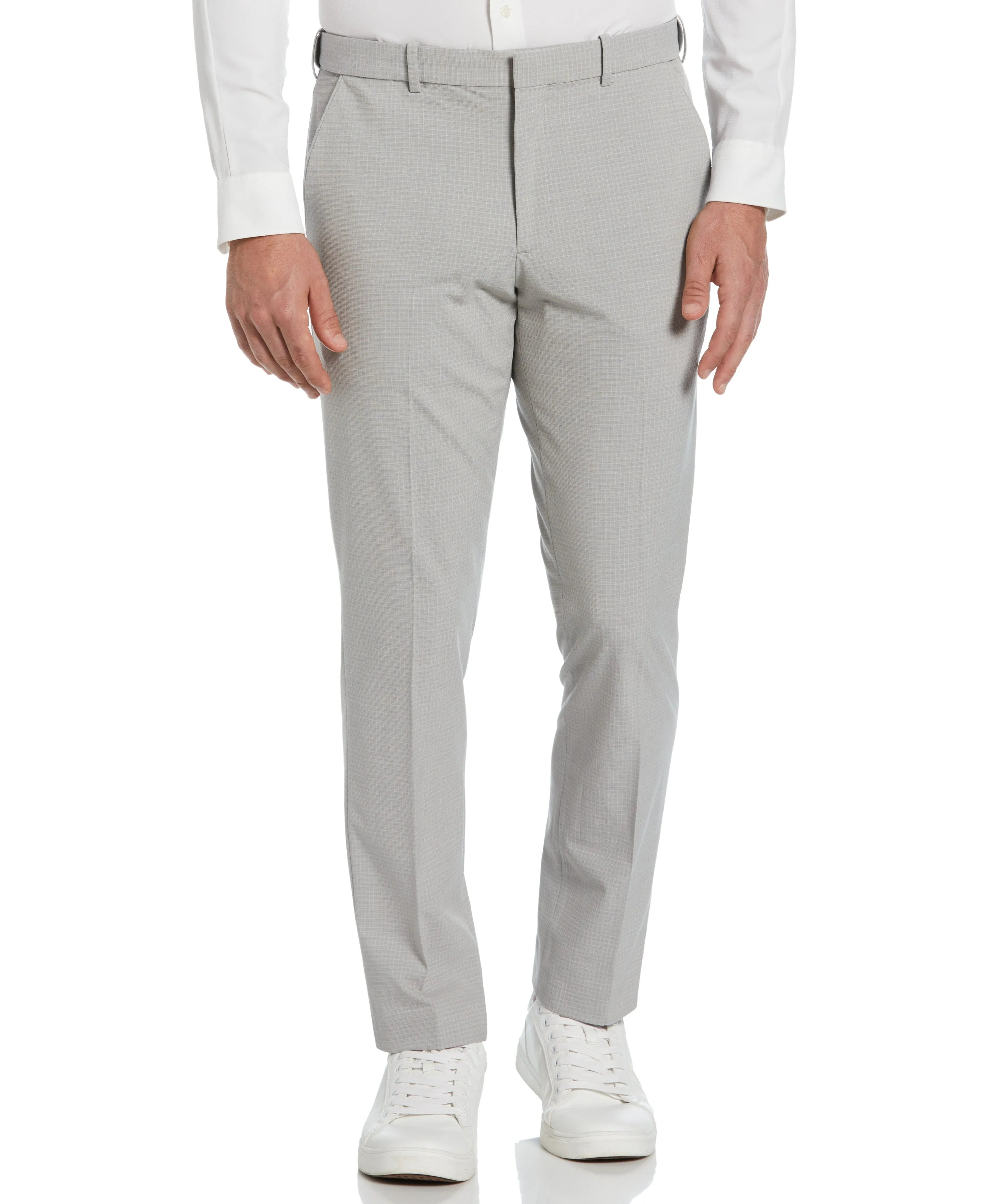 Slim Fit Subtle Micro Check Suit Pant