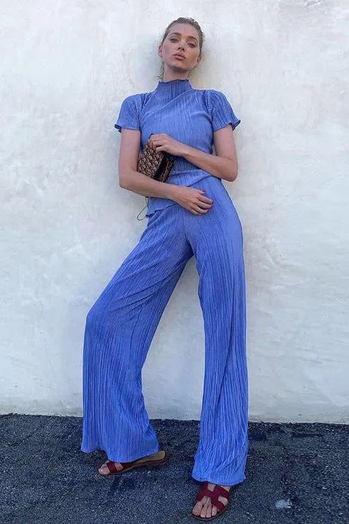 Slim T-shirt pant suit