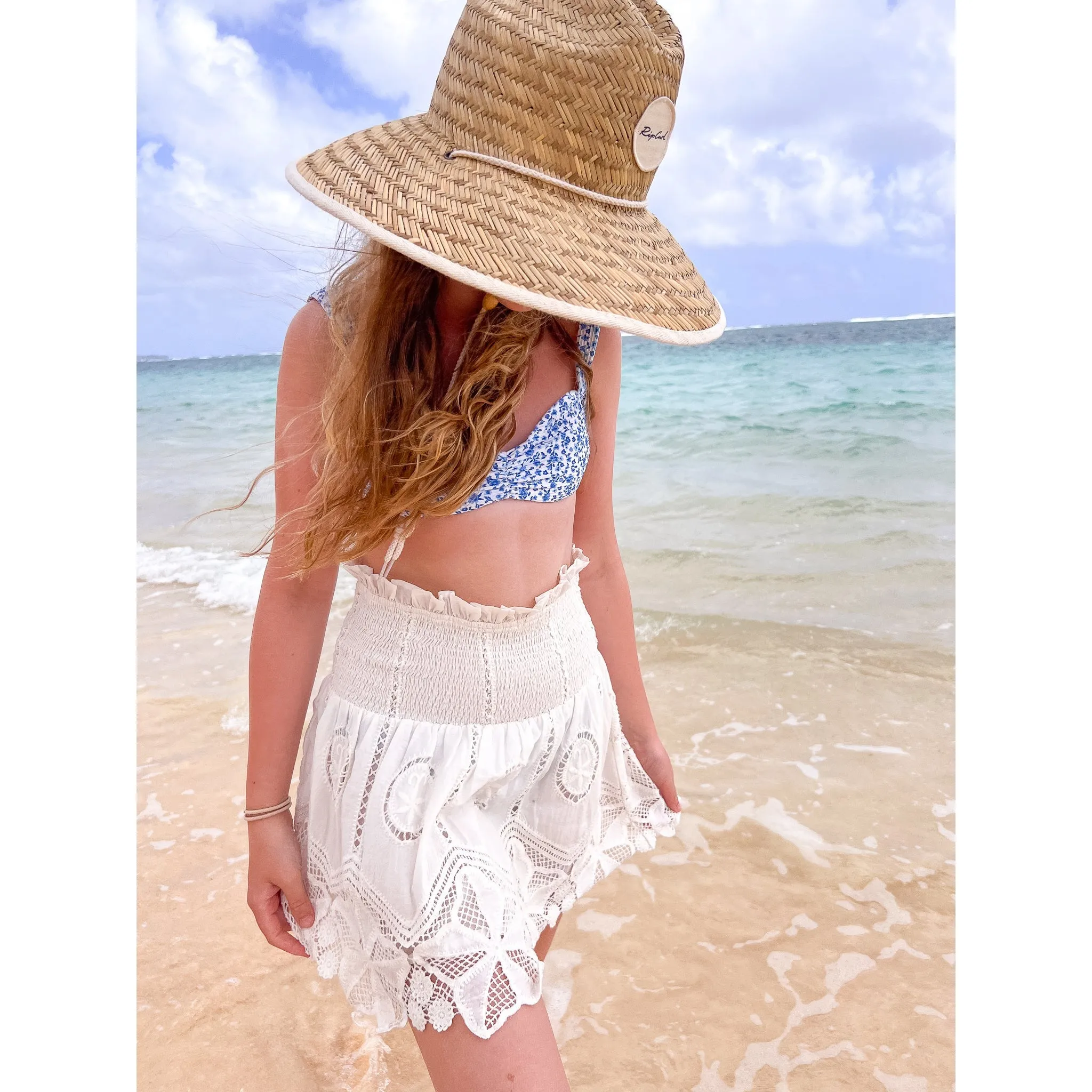 Smocked Skirt