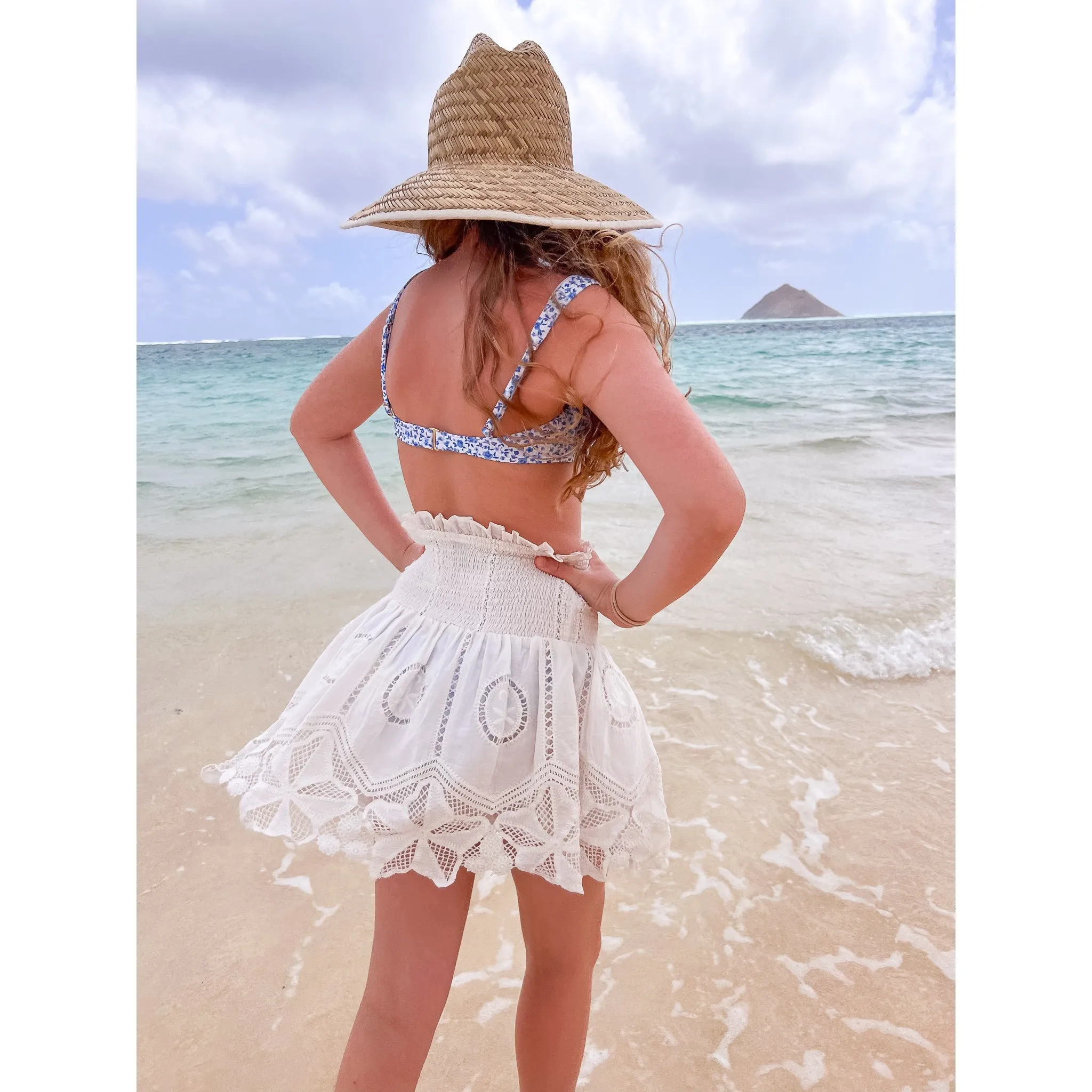 Smocked Skirt