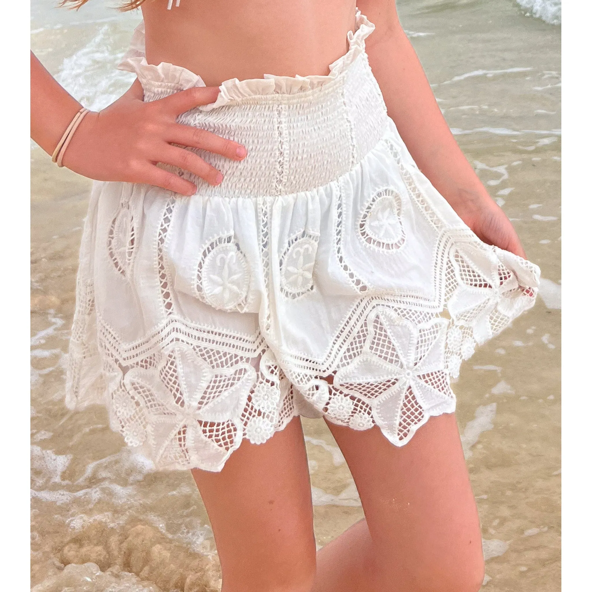 Smocked Skirt