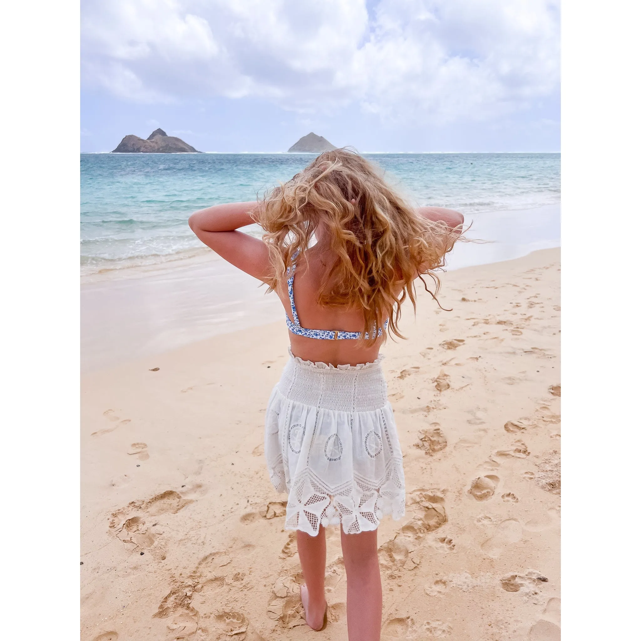 Smocked Skirt