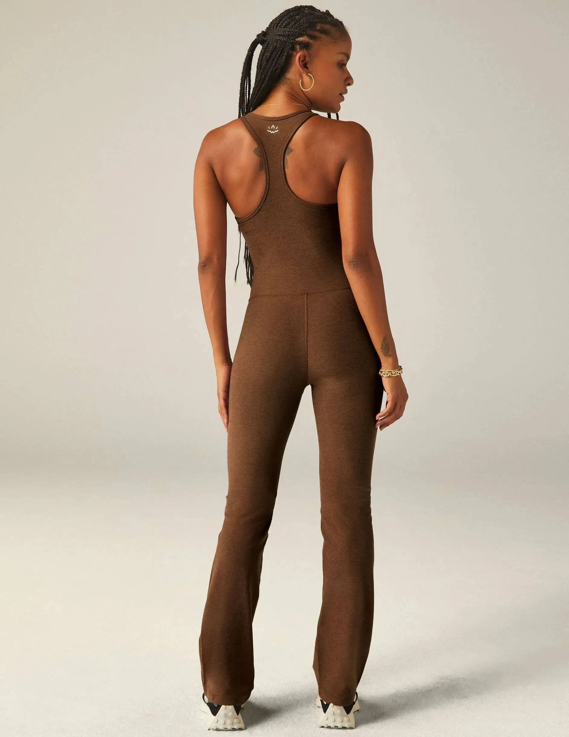 Spacedye All Around Jumpsuit by Beyond Yoga | Bold Mocha Hthr